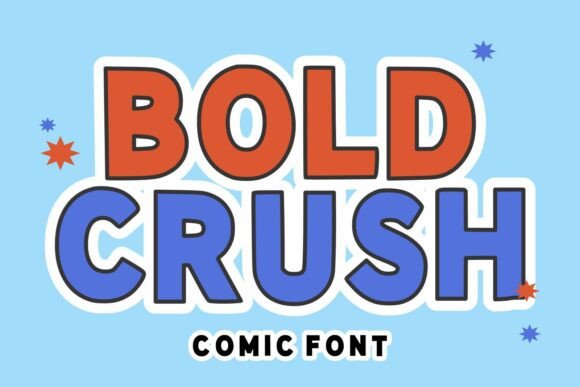 Bold Crush: A Dynamic Font for Energetic Design Projects