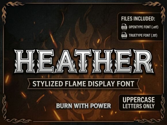Heather: Ignite Creative Projects with High-Impact Typography