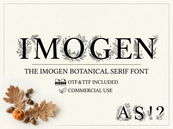 Imogen: A Display Font for High-Impact Visual Design
